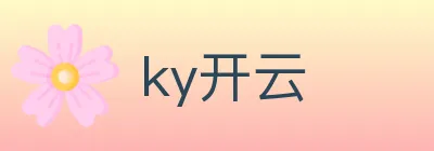 ky开云 logo
